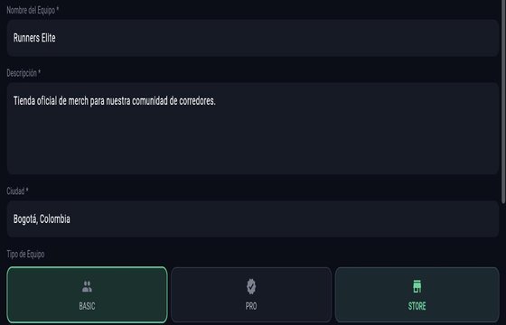 Store creation form in Compas